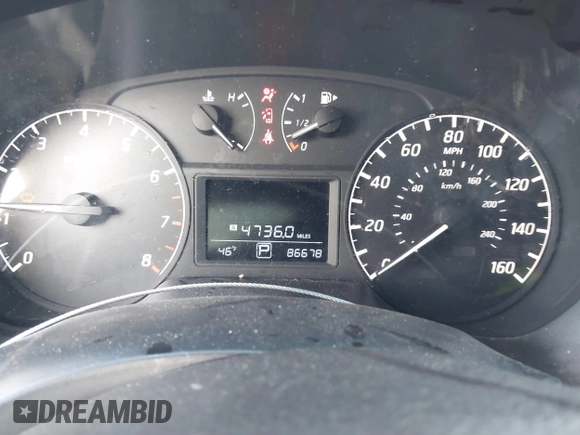 2014 Nissan Sentra S with VIN 3N1AB7AP6EL614857, listed as a IAAI auction lot 41078086 with 86,678 mi miles and . Bid and sale history available at DreamBid. Image 7.