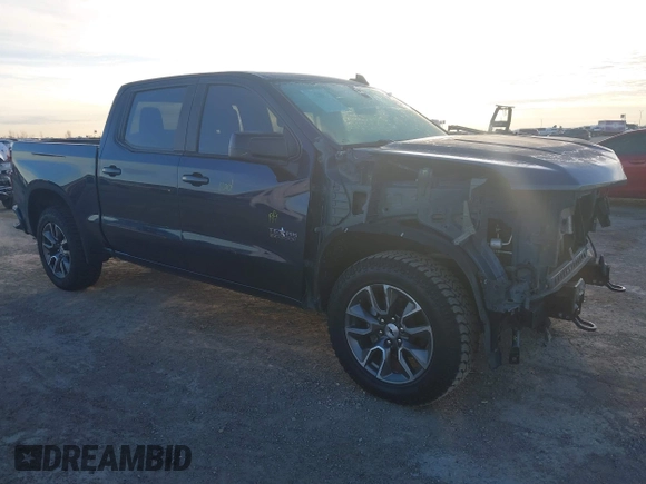 2021 Chevrolet Silverado 1500 RST with VIN 3GCPWDED1MG308456, listed as a IAAI auction lot 41242772 with 97,910 mi miles. Bid and sale history available at carsss.com. Image 1.