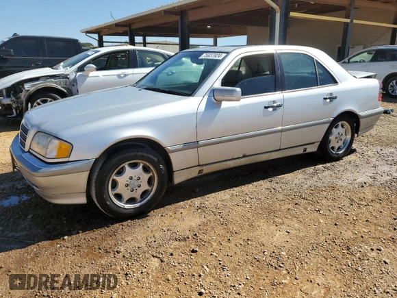 2000 Mercedes-Benz C 230 Kompressor with VIN WDBHA24G7YA817201, listed as a Copart auction lot 75837924 with 274,476 mi miles and Salvage Title. Bid and sale history available at carsss.com. Image 1.