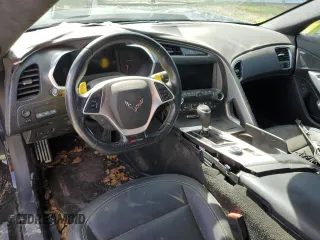 2019 Chevrolet Corvette Z06 3LZ with VIN 1G1YU2D69K5600127, listed as a Copart auction lot 46888204 with 0 mi miles and Salvage Title. Bid and sale history available at carsss.com. Image 8.