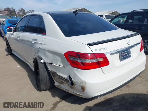 2011 Mercedes-Benz E 550 Luxury with VIN WDDHF7CB3BA292608, listed as a IAAI auction lot 41615375 with 194,183 mi miles and . Bid and sale history available at DreamBid. Image 3.
