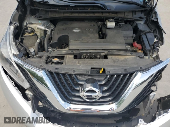 2018 Nissan Murano S z VIN 5N1AZ2MGXJN123625, wystawiony jako Copart lot #54253745 z przebiegiem 124 781 mil mil oraz Szkoda całkowita • Salvage title. Historia ofert i sprzedaży dostępna na DreamBid. Obrazek 12.