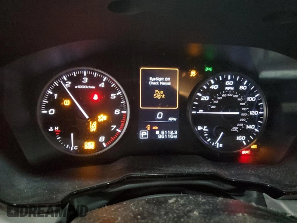 2021 Subaru Legacy z VIN 4S3BWAB6XM3009467, wystawiony jako Copart lot #81755454 z przebiegiem 86 116 mil mil oraz Szkoda całkowita • Salvage title. Historia ofert i sprzedaży dostępna na DreamBid. Obrazek 9.