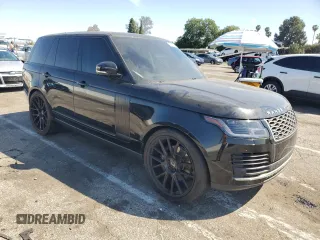 2018 Land Rover Range Rover HSE z VIN SALGS2SV4JA513012, wystawiony jako Copart lot #49463955 z przebiegiem 56 904 mil mil oraz Szkoda całkowita • Salvage title. Historia ofert i sprzedaży dostępna na DreamBid. Obrazek 4.