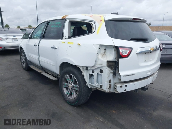 2017 Chevrolet Traverse LT with VIN 1GNKRHKD5HJ169229, listed as a IAAI auction lot 42047103 with 131,073 mi miles and . Bid and sale history available at DreamBid. Image 3.