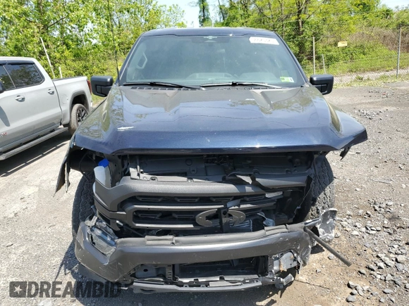 2023 Ford F-150 with VIN 1FTFW1P83PKE89261, listed as a Copart auction lot 56625325 with 9,079 mi miles and Salvage title. Bid and sale history available at DreamBid. Image 5.