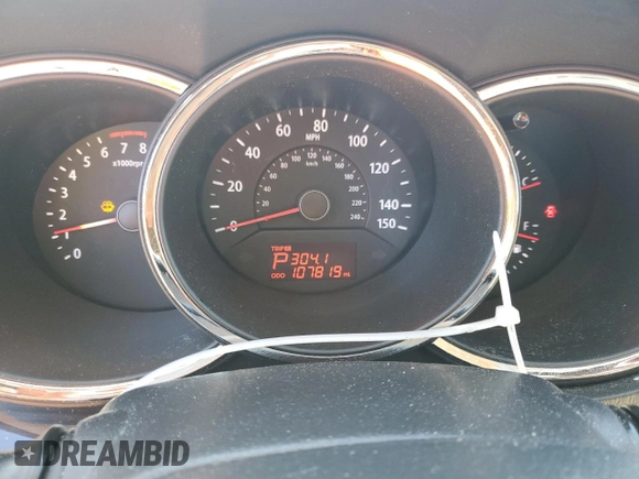 2013 Kia Sorento EX with VIN 5XYKU4A69DG364179, listed as a Copart auction lot 41743825 with 107,819 mi miles and Salvage Title. Bid and sale history available at DreamBid. Image 9.
