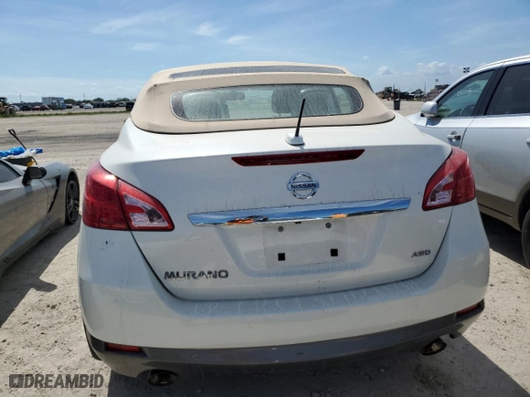 2014 Nissan Murano CrossCabriolet with VIN JN8AZ1FY9EW302652, listed as a Copart auction lot 74912904 with NaN miles and Salvage Title. Bid and sale history available at carsss.com. Image 6.