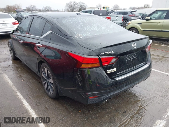 2020 Nissan Altima 2.5 SV with VIN 1N4BL4DV5LC260271, listed as a IAAI auction lot 41735942 with 93,662 mi miles. Bid and sale history available at carsss.com. Image 3.