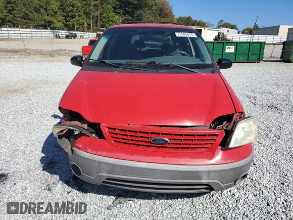 2001 Ford Windstar Wagon LX with VIN 2FMZA51431BC00823, listed as a Copart auction lot 77545614 with 93,311 mi miles and Salvage Title. Bid and sale history available at carsss.com. Image 5.