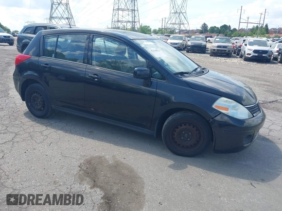 2009 Nissan Versa 1.8 S with VIN 3N1BC13EX9L383932, listed as a IAAI auction lot 42160535 with 192,779 mi miles. Bid and sale history available at carsss.com. Image 1.