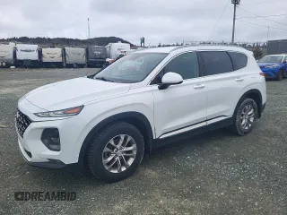 2019 Hyundai Santa Fe SE z VIN 5NMS2CAD3KH007792, wystawiony jako Copart lot #55074425 z przebiegiem 144 241 mil mil oraz Szkoda całkowita • Salvage title. Historia ofert i sprzedaży dostępna na DreamBid. Obrazek 1.