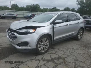 2019 Ford Edge Titanium with VIN 2FMPK3K95KBB22694, listed as a Copart auction lot 58660475 with 144,615 mi miles and Salvage title. Bid and sale history available at DreamBid. Image 1.