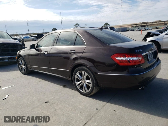 2011 Mercedes-Benz E 350 Luxury with VIN WDDHF5GB6BA465150, listed as a Copart auction lot 45989795 with 95,896 mi miles and Salvage Title. Bid and sale history available at DreamBid. Image 2.