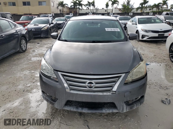 2015 Nissan Sentra SV with VIN 3N1AB7APXFY306871, listed as a Copart auction lot 51761075 with 94,150 mi miles and Clean Title. Bid and sale history available at carsss.com. Image 5.