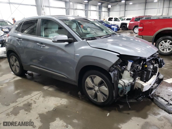 2019 Hyundai Kona Electric Limited with VIN KM8K33AG0KU024044, listed as a Copart auction lot 69958472 with 35,250 mi miles. Bid and sale history available at carsss.com. Image 4.