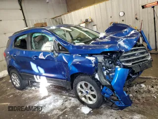2019 Ford EcoSport SE with VIN MAJ6S3GLXKC265649, listed as a Copart auction lot 45130655 with 10,666 mi miles and Salvage Title. Bid and sale history available at carsss.com. Image 4.
