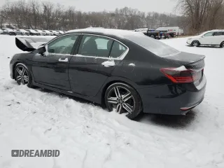 2017 Honda Accord Sedan Sport with VIN 1HGCR2F57HA186841, listed as a Copart auction lot 43878395 with 94,580 mi miles and Non Repairable. Bid and sale history available at carsss.com. Image 2.