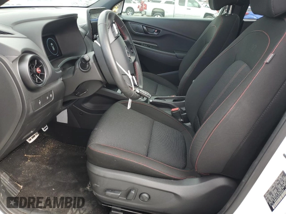 2023 Hyundai Kona N Line with VIN KM8K33A30PU982895, listed as a Copart auction lot 78129374 with 14,473 mi miles and Salvage Title. Bid and sale history available at carsss.com. Image 7.