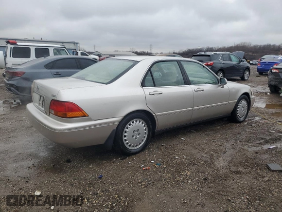 1996 Acura RL Premium with VIN JH4KA9652TC012200, listed as a Copart auction lot 47738615 with 145,330 mi miles and Salvage Title. Bid and sale history available at DreamBid. Image 3.