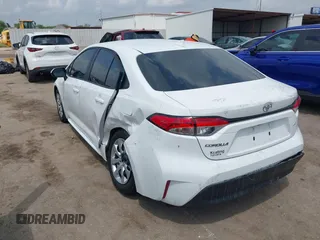 2024 Toyota Corolla LE with VIN 5YFB4MDE8RP128628, listed as a IAAI auction lot 42083196 with 37,634 mi miles and . Bid and sale history available at DreamBid. Image 3.