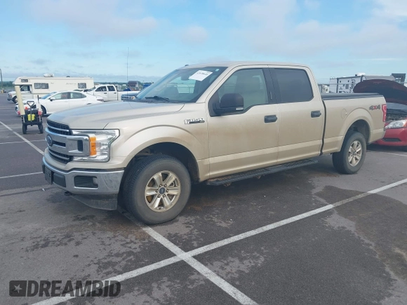 2018 Ford F-150 XL with VIN 1FTFW1EG2JKE19350, listed as a IAAI auction lot 42638640 with 145,595 mi miles and . Bid and sale history available at DreamBid. Image 17.