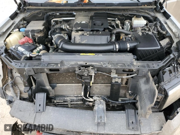 2023 Nissan Frontier Pro-4X with VIN 1N6ED1EK0PN617872, listed as a Copart auction lot 57125435 with 97,981 mi miles and Salvage title. Bid and sale history available at DreamBid. Image 11.