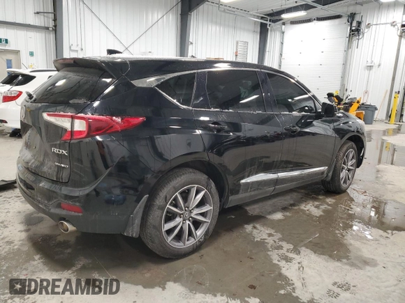 2021 Acura RDX w/Advance Package with VIN 5J8TC2H77ML806344, listed as a Copart auction lot 85794344 with 56,135 mi miles and Clean Title. Bid and sale history available at carsss.com. Image 3.