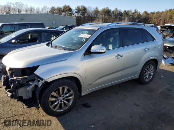 2013 Kia Sorento SX with VIN 5XYKWDA27DG321421, listed as a Copart auction lot 46719875 with 126,382 mi miles and Salvage Title. Bid and sale history available at carsss.com. Image 1.
