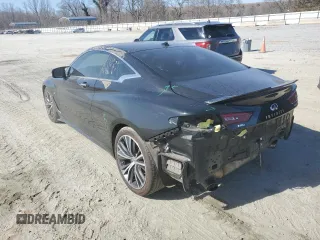2018 Infiniti Q60 Luxe with VIN JN1EV7EL1JM393040, listed as a Copart auction lot 45486185 with 54,369 mi miles and Salvage Title. Bid and sale history available at DreamBid. Image 2.