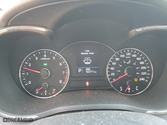 2016 Kia Forte EX with VIN KNAFX4A82G5595252, listed as a Copart auction lot 89169015 with 92,271 mi miles and Salvage Title. Bid and sale history available at carsss.com. Image 9.