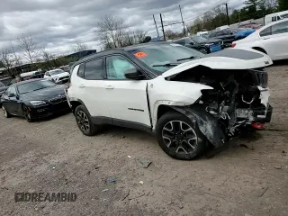 2020 Jeep Compass Trailhawk with VIN 3C4NJDDB2LT142136, listed as a Copart auction lot 53182055 with Not provided miles and Salvage title. Bid and sale history available at DreamBid. Image 11.
