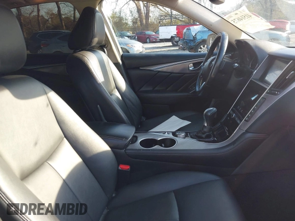 2017 Infiniti Q50 2.0t Premium with VIN JN1CV7AR7HM681933, listed as a IAAI auction lot 41514675 with 102,310 mi miles. Bid and sale history available at carsss.com. Image 5.