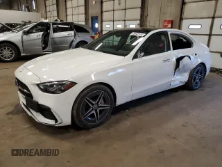 2023 Mercedes-Benz C 300 z VIN W1KAF4HB3PR136909, wystawiony jako Copart lot #49948144 z przebiegiem 5 003 mil mil oraz Nie do naprawy • Non repairable. Historia ofert i sprzedaży dostępna na DreamBid. Obrazek 1.