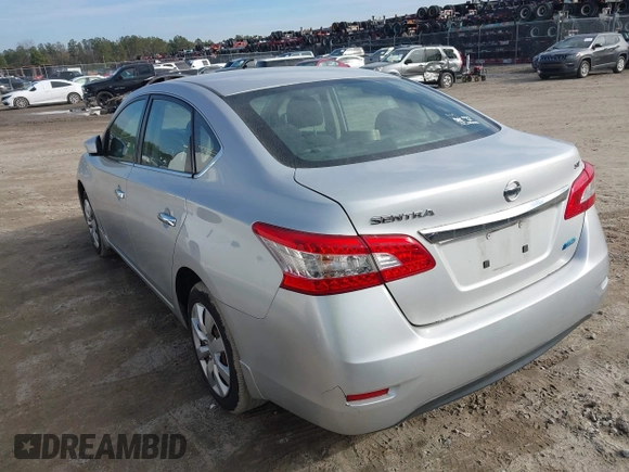 2014 Nissan Sentra S with VIN 3N1AB7AP2EL675817, listed as a IAAI auction lot 41457520 with 136,574 mi miles and . Bid and sale history available at DreamBid. Image 3.