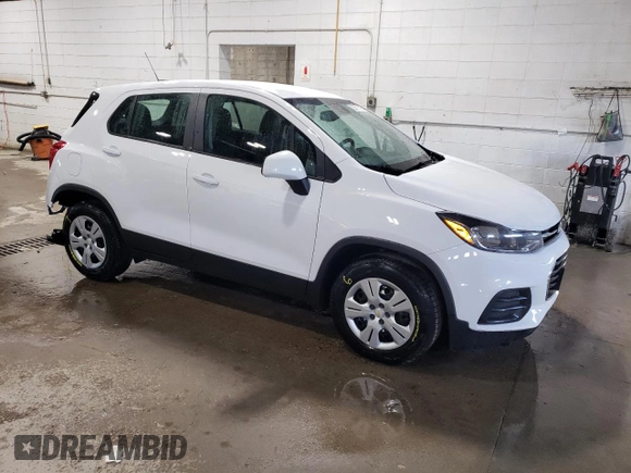 2017 Chevrolet Trax LS with VIN 3GNCJKSB8HL290207, listed as a Copart auction lot 52411715 with 87,662 mi miles and Salvage Title. Bid and sale history available at carsss.com. Image 4.