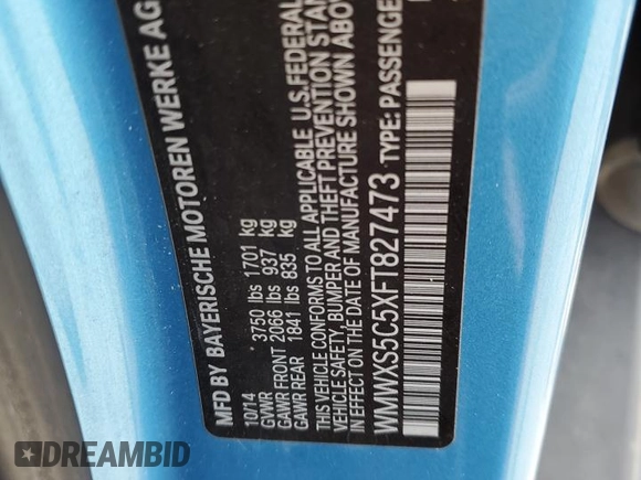 2015 MINI Hardtop 4 Door z VIN WMWXS5C5XFT827473, wystawiony jako Copart lot #58261135 z przebiegiem 75 439 mil mil oraz Szkoda całkowita • Salvage title. Historia ofert i sprzedaży dostępna na DreamBid. Obrazek 12.