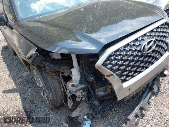 2022 Hyundai Palisade Calligraphy z VIN KM8R7DHE9NU463194, wystawiony jako IAAI lot #42415775 z przebiegiem 54 542 mil mil oraz . Historia ofert i sprzedaży dostępna na DreamBid. Obrazek 6.