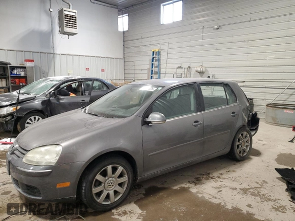 2008 Volkswagen Rabbit S with VIN WVWDB71K18W219482, listed as a Copart auction lot 45468575 with 148,340 mi miles and Salvage title. Bid and sale history available at DreamBid. Image 1.