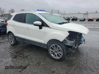 2019 Ford EcoSport Titanium with VIN MAJ3S2KE8KC250654, listed as a Copart auction lot 49431115 with 55,775 mi miles and Salvage Title. Bid and sale history available at DreamBid. Image 4.