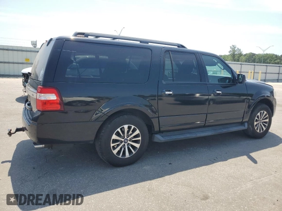 2017 Ford Expedition Max XLT with VIN 1FMJK1HTXHEA04036, listed as a Copart auction lot 55258305 with 161,825 mi miles and Salvage title. Bid and sale history available at DreamBid. Image 3.