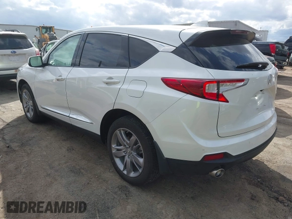 2021 Acura RDX w/Advance Package with VIN 5J8TC2H7XML003236, listed as a IAAI auction lot 41722022 with 23,394 mi miles. Bid and sale history available at carsss.com. Image 3.
