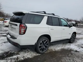 2021 Chevrolet Tahoe RST with VIN 1GNSKRKD7MR311702, listed as a Copart auction lot 44184065 with 47,584 mi miles and Salvage Title. Bid and sale history available at carsss.com. Image 3.