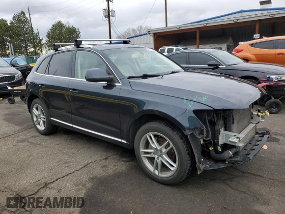 2014 Audi Q5 Premium Plus with VIN WA1LFAFP0EA003384, listed as a Copart auction lot 50144005 with 100,182 mi miles and Salvage Title. Bid and sale history available at carsss.com. Image 4.