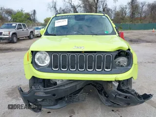 2017 Jeep Renegade Latitude with VIN ZACCJBBB1HPF11677, listed as a IAAI auction lot 42037975 with 58,527 mi miles. Bid and sale history available at carsss.com. Image 6.