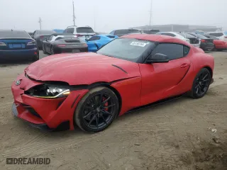 2023 Toyota GR Supra 3.0 with VIN WZ1DB0G08PW056651, listed as a Copart auction lot 85150754 with 31,194 mi miles and Salvage Title. Bid and sale history available at carsss.com. Image 1.