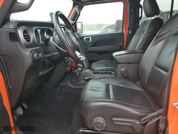 2018 Jeep Wrangler Unlimited Rubicon with VIN 1C4HJXFG7JW215015, listed as a Copart auction lot 66913594 with 59,288 mi miles and Salvage Title. Bid and sale history available at carsss.com. Image 7.