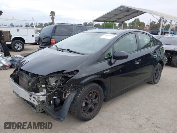 2012 Toyota Prius One with VIN JTDKN3DU9C5529639, listed as a IAAI auction lot 42075085 with 177,911 mi miles and . Bid and sale history available at carsss.com. Image 18.