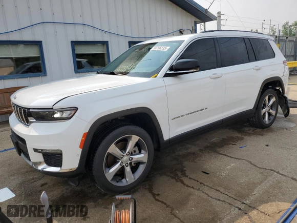 2021 Jeep Grand Cherokee Limited with VIN 1C4RJKBG8M8134451, listed as a Copart auction lot 59796135 with 49,038 mi miles and Salvage title. Bid and sale history available at DreamBid. Image 1.