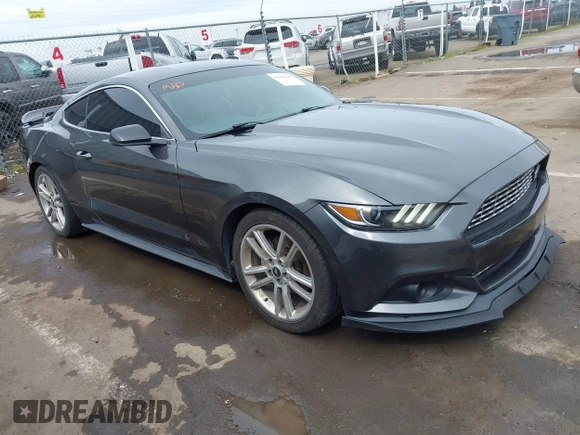 2017 Ford Mustang EcoBoost with VIN 1FA6P8TH6H5203551, listed as a IAAI auction lot 41850202 with 66,805 mi miles. Bid and sale history available at carsss.com. Image 1.